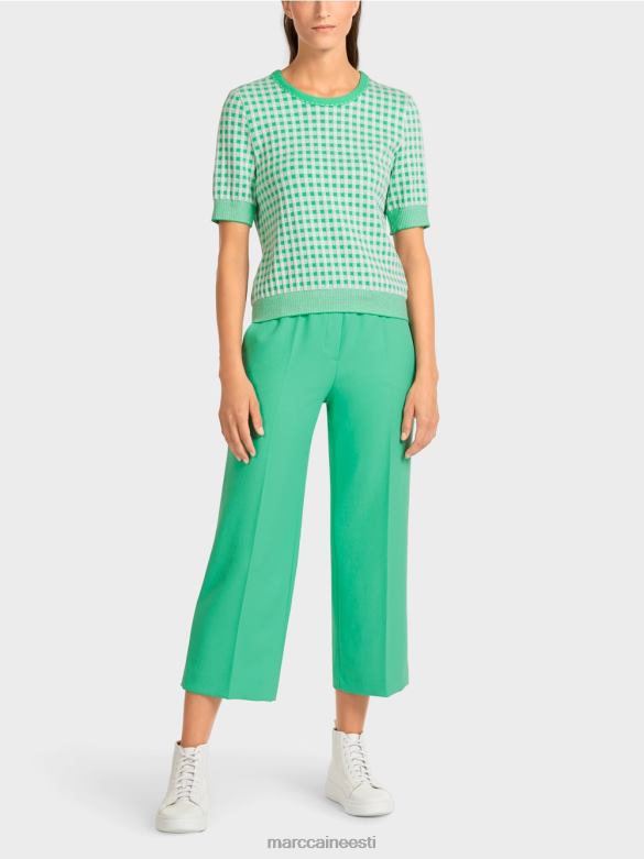 Marc Cain Riietus vichy check-sviiter "kootud Saksamaal" J8DT1173 särav jade