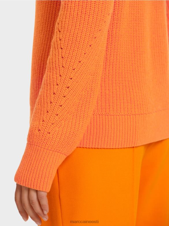 Marc Cain Riietus villane kampsun \"kootud Saksamaal\" J8DT1211 selge oranž