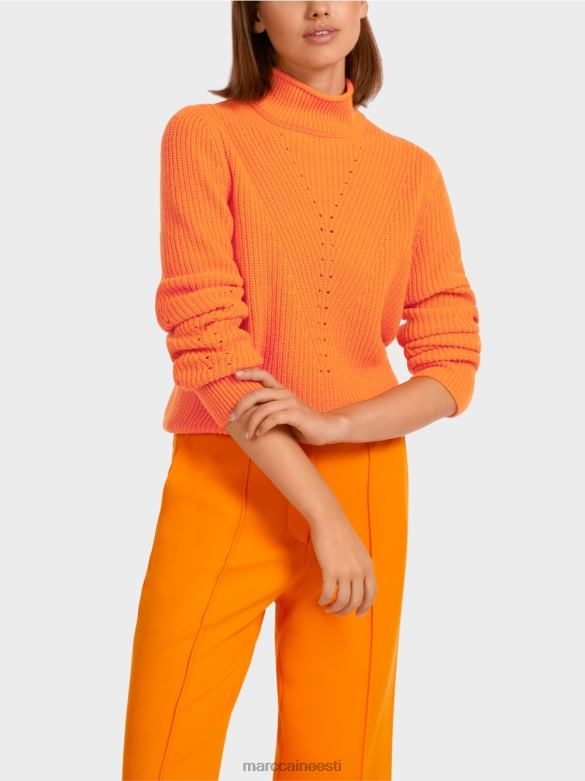 Marc Cain Riietus villane kampsun \"kootud Saksamaal\" J8DT1211 selge oranž