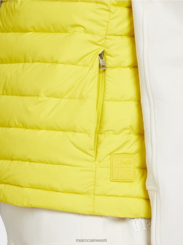 Marc Cain Riietus 3m õhukese soojustusega vest J8DT286 roheline väävel