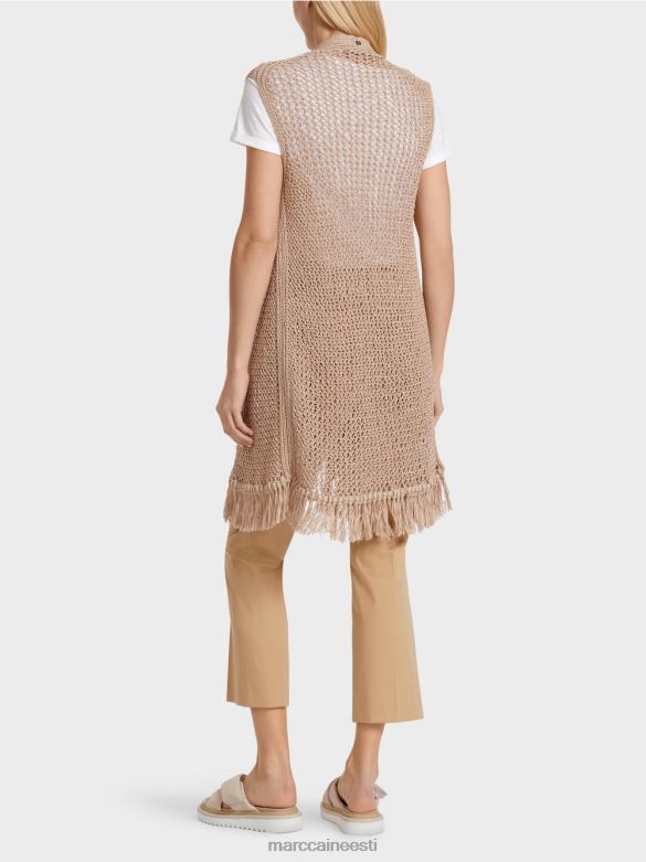 Marc Cain Riietus \"koos ümber mõtlema\" kootud vest J8DT271 sügav liiv