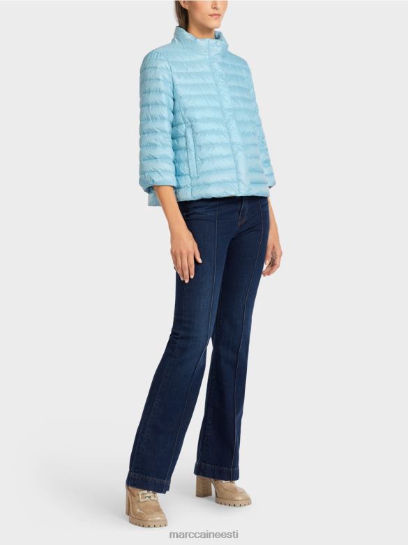 Marc Cain Riietus \"koos ümber mõtlema\" tepitud jope J8DT301 atmosfääri sinine