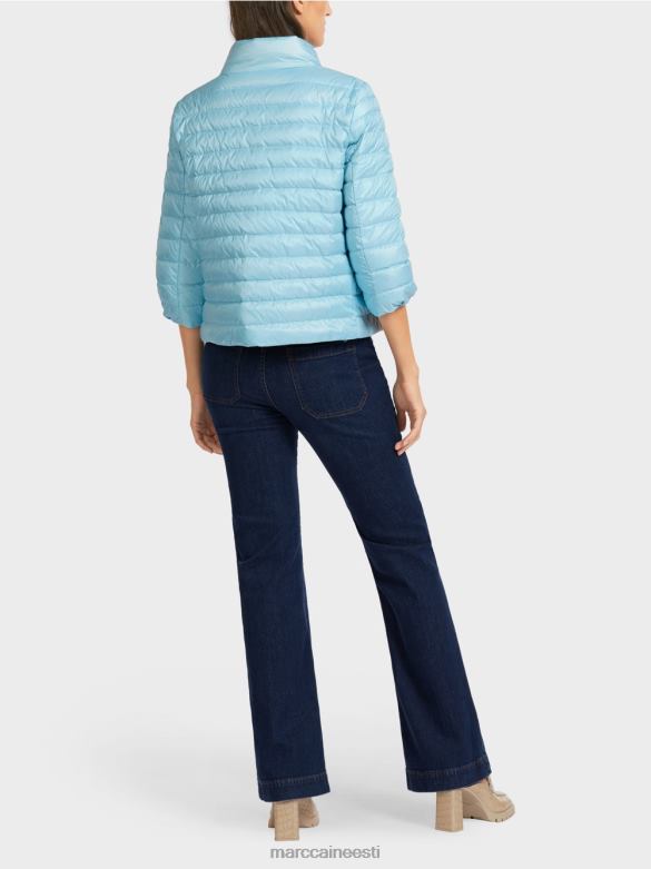 Marc Cain Riietus \"koos ümber mõtlema\" tepitud jope J8DT301 atmosfääri sinine