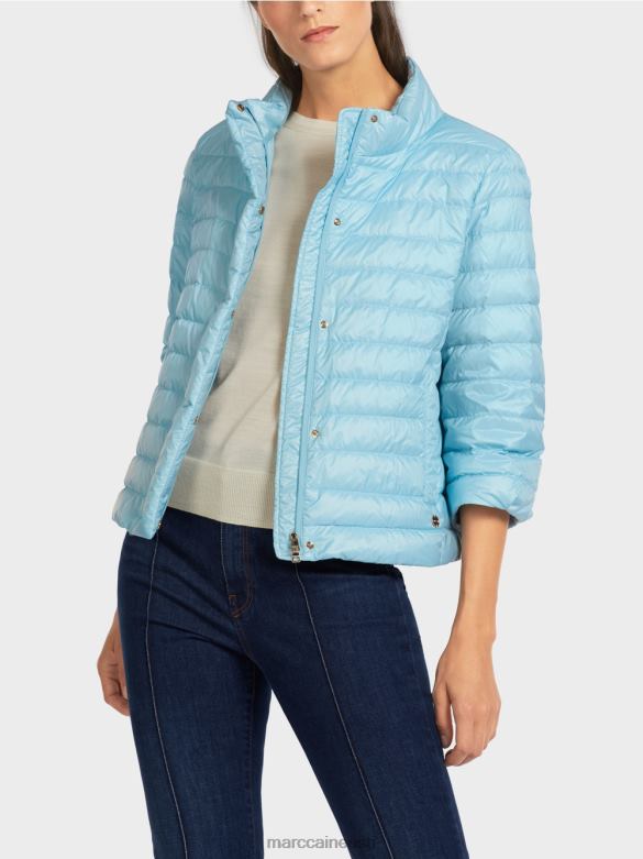 Marc Cain Riietus \"koos ümber mõtlema\" tepitud jope J8DT301 atmosfääri sinine