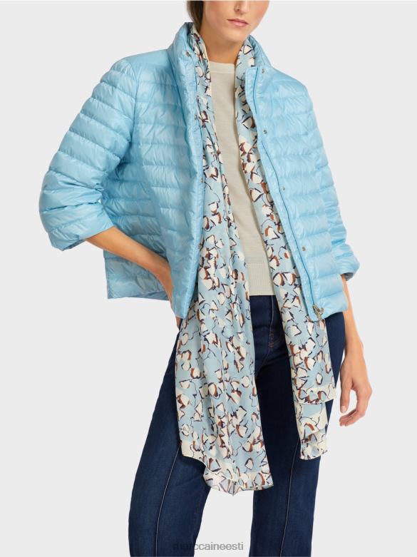 Marc Cain Riietus \"koos ümber mõtlema\" tepitud jope J8DT301 atmosfääri sinine