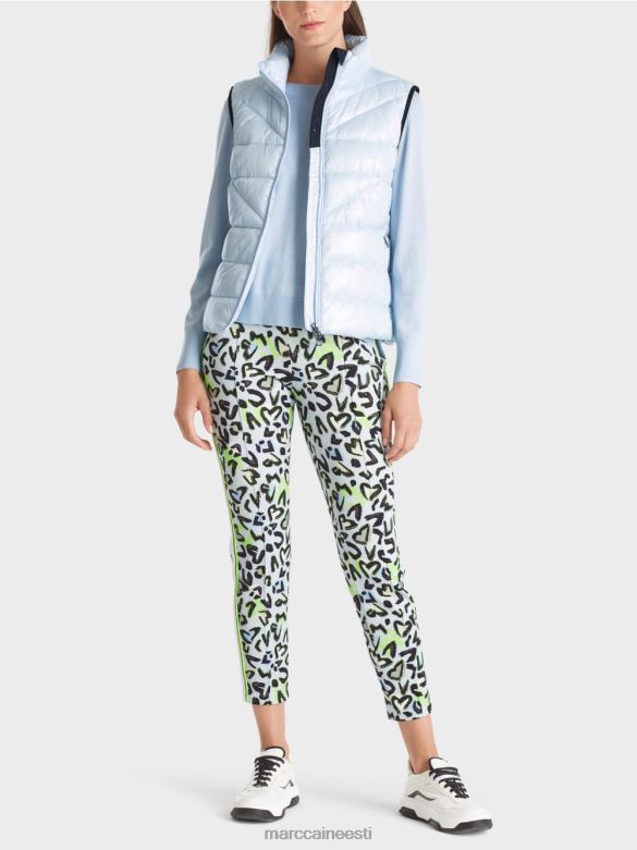 Marc Cain Riietus "koos ümber mõtlema" tepitud vest J8DT260 pehme pulber sinine