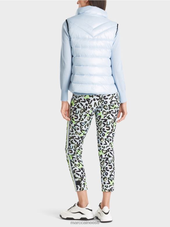 Marc Cain Riietus \"koos ümber mõtlema\" tepitud vest J8DT260 pehme pulber sinine