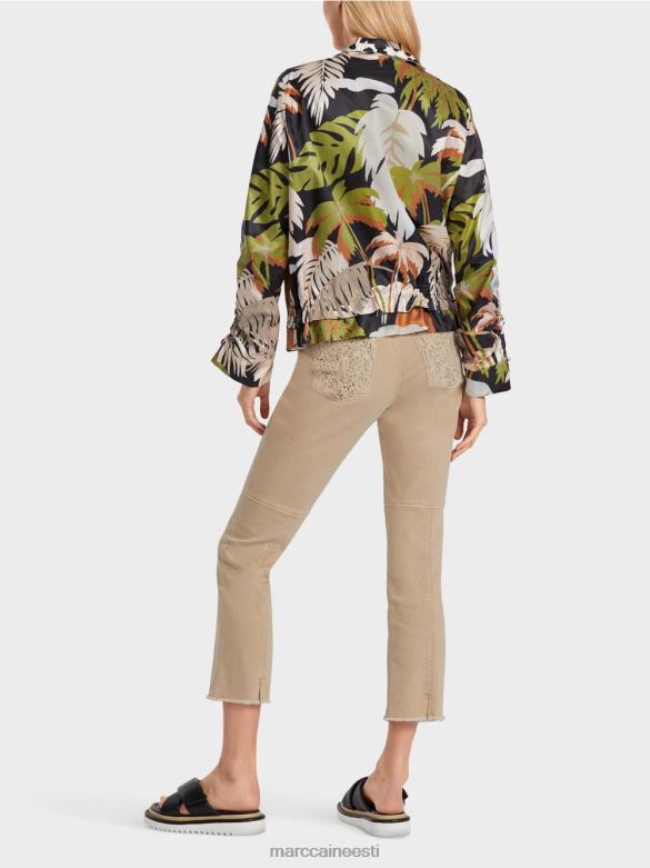 Marc Cain Riietus \"koos ümber mõtlema\" välijope J8DT272 sügav oliiviroheline