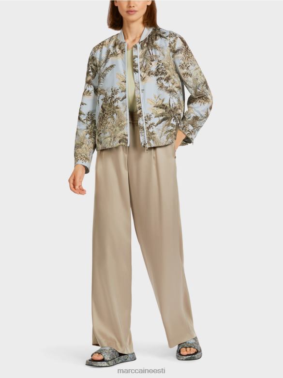 Marc Cain Riietus "koos ümber mõtlema" välijope J8DT275 hele puuder sinine