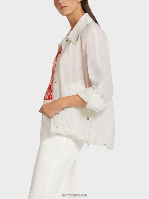 Marc Cain Riietus \"koos ümber mõtlema\" välijope J8DT277 määrdunudvalge