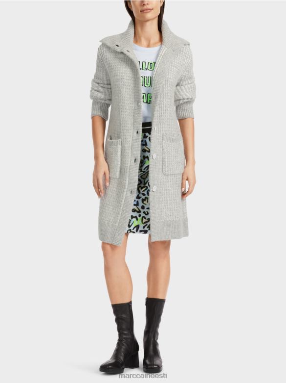 Marc Cain Riietus kootud mantel kootud Saksamaal J8DT256 hõbehall