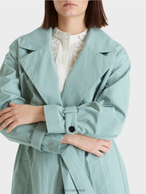 Marc Cain Riietus kortsulise välimusega trentšmantel J8DT265 tume taevasinine