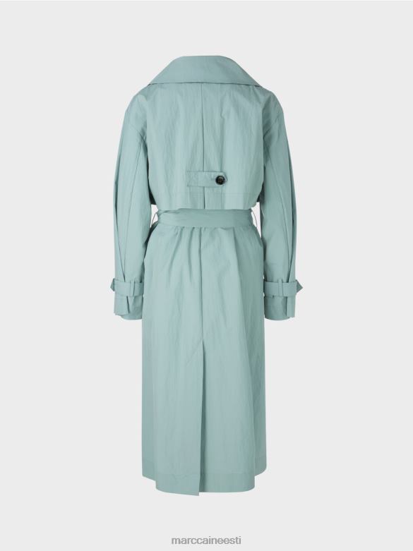 Marc Cain Riietus kortsulise välimusega trentšmantel J8DT265 tume taevasinine