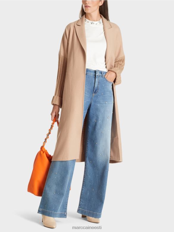 Marc Cain Riietus mantel kootud Saksamaal J8DT252 särav iiris