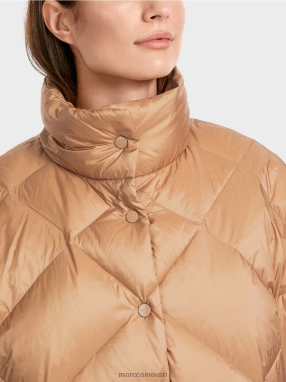 Marc Cain Riietus munakujuline vest-stiilis mantel J8DT254 särav iiris