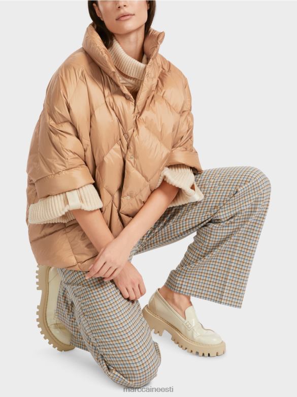 Marc Cain Riietus munakujuline vest-stiilis mantel J8DT254 särav iiris