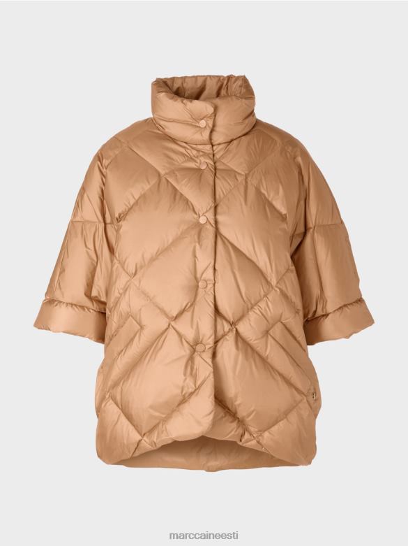 Marc Cain Riietus munakujuline vest-stiilis mantel J8DT254 särav iiris