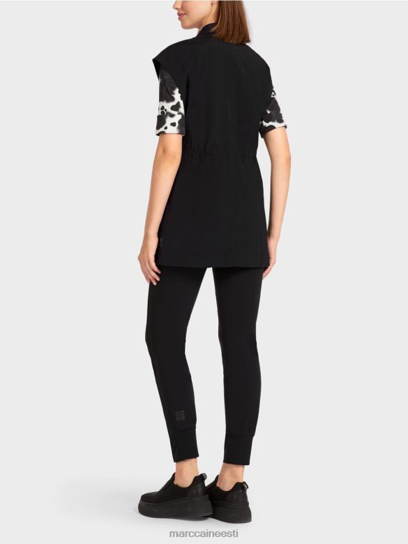 Marc Cain Riietus revääri ja nööriga vest J8DT282 must