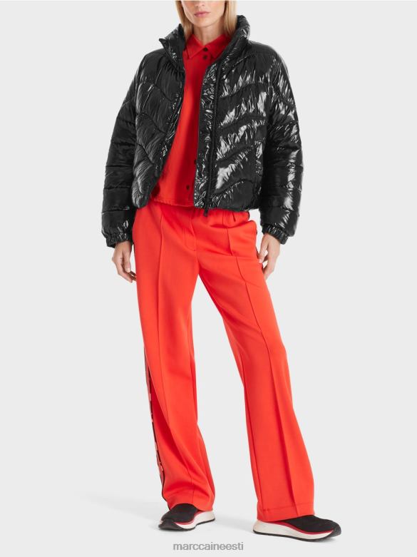 Marc Cain Riietus tepitud jope 3m õhukese kihiga J8DT243 must