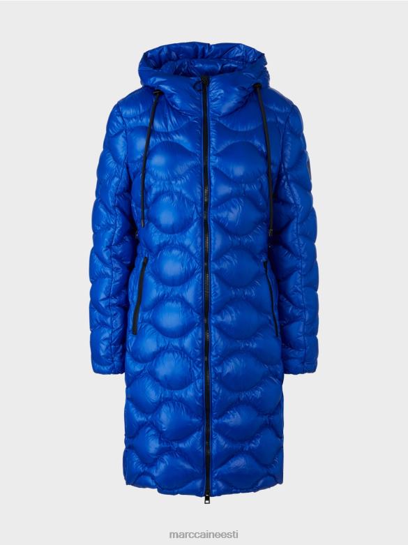 Marc Cain Riietus tepitud \"rethink together\" mantel J8DT221 särav kuninglik sinine