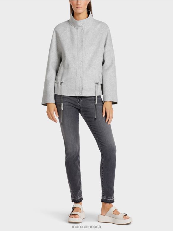 Marc Cain Riietus välijope villasest vildist J8DT285 hõbehall