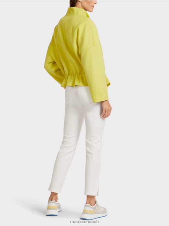 Marc Cain Riietus välijope villasest vildist J8DT289 roheline väävel