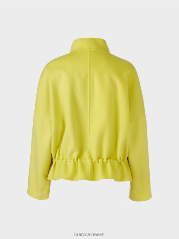 Marc Cain Riietus välijope villasest vildist J8DT289 roheline väävel