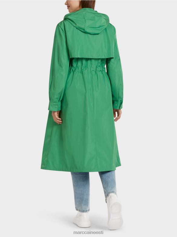 Marc Cain Riietus vabaaja mantel pingutusnööriga vöökohal J8DT295 samblaroheline