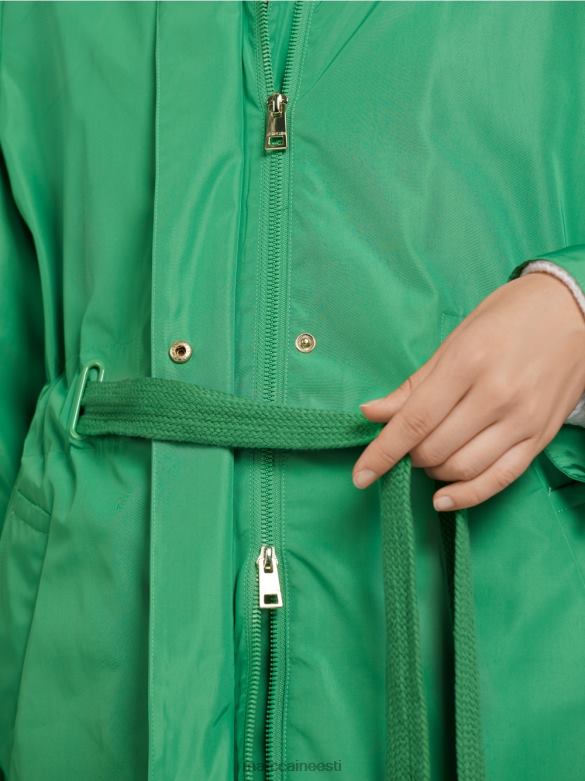 Marc Cain Riietus vabaaja mantel pingutusnööriga vöökohal J8DT295 samblaroheline