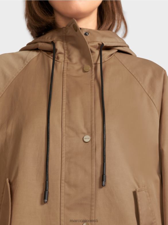 Marc Cain Riietus vabaaja trükiga välijope J8DT283 kerge kohv