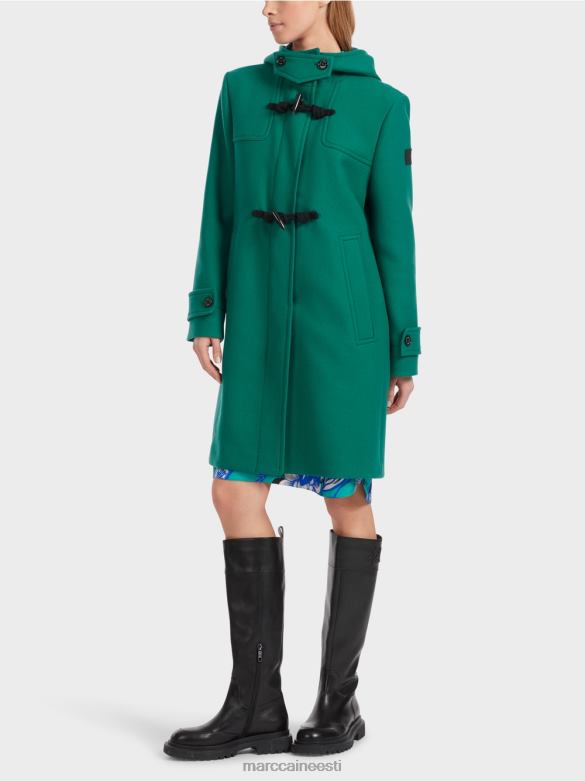 Marc Cain Riietus villane mantel tõlgikinnitustega J8DT218 eukalüpt