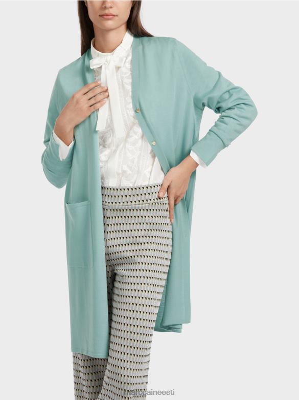 Marc Cain Riietus elegantne tikandiga pluus J8DT878 määrdunudvalge