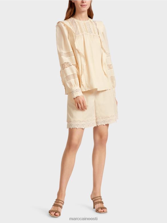 Marc Cain Riietus etnilisest inspireeritud pluus J8DT911 kreem