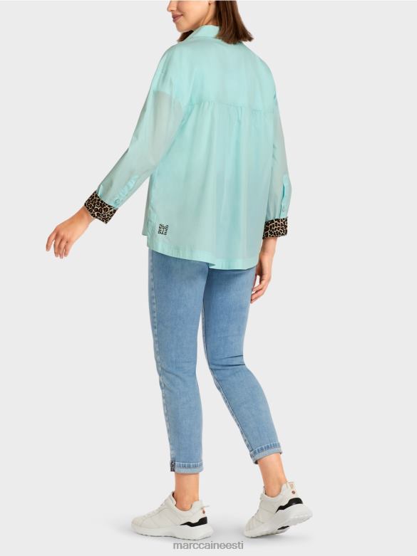 Marc Cain Riietus \"koos ümber mõtlema\" naiselik pluus J8DT978 pehme katuseaken