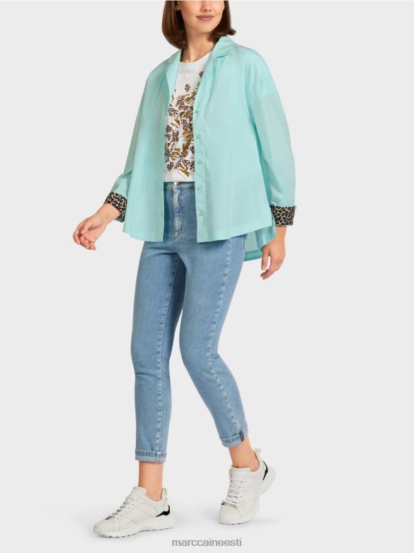 Marc Cain Riietus \"koos ümber mõtlema\" naiselik pluus J8DT978 pehme katuseaken