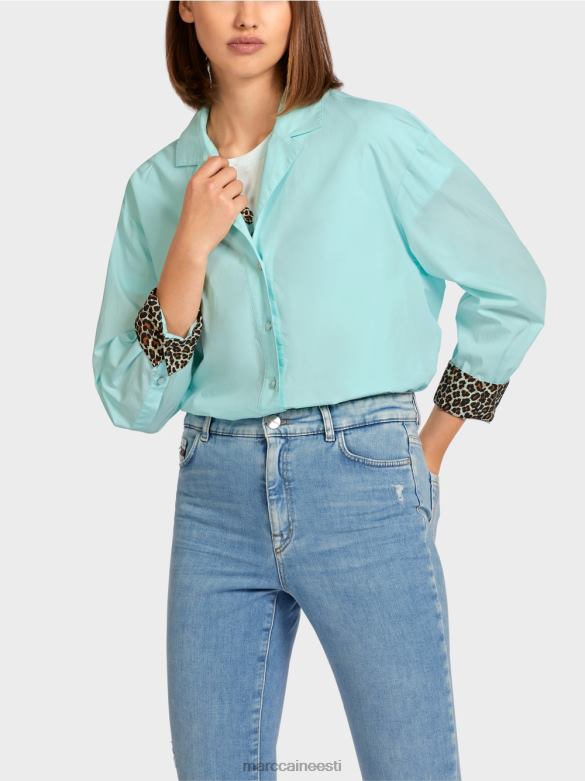 Marc Cain Riietus \"koos ümber mõtlema\" naiselik pluus J8DT978 pehme katuseaken