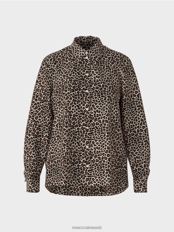 Marc Cain Riietus \"koos ümber mõtlema\" särgi stiilis pluus J8DT977 pulberkreem