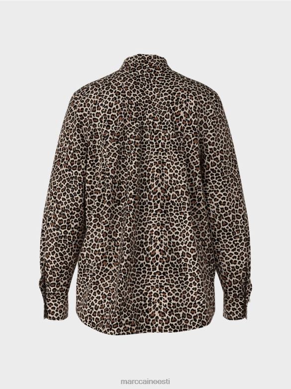 Marc Cain Riietus \"koos ümber mõtlema\" särgi stiilis pluus J8DT977 pulberkreem