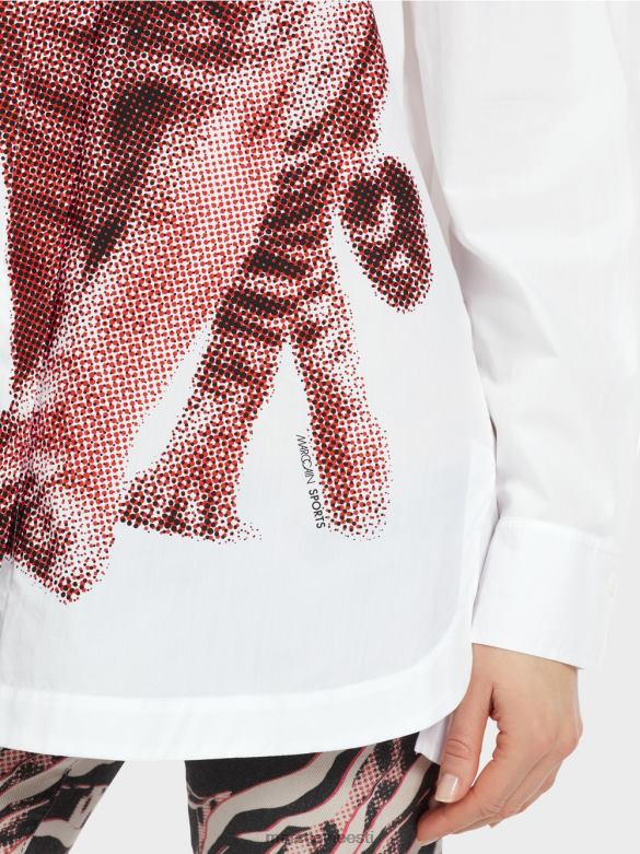 Marc Cain Riietus \"koos ümber mõtlema\" särkpluus J8DT848 campari