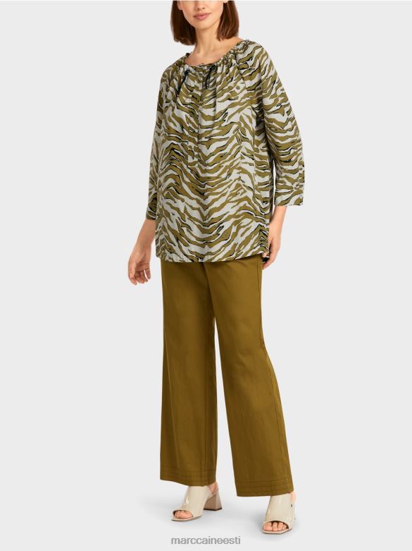 Marc Cain Riietus "koos ümber mõtlema" tuunikakleit J8DT982 pulberkreem