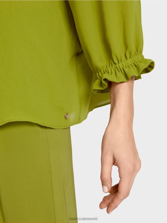 Marc Cain Riietus \"koos ümbermõtlema\" pluus J8DT949 sügav oliiviroheline