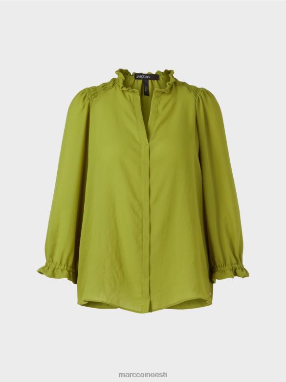 Marc Cain Riietus \"koos ümbermõtlema\" pluus J8DT949 sügav oliiviroheline