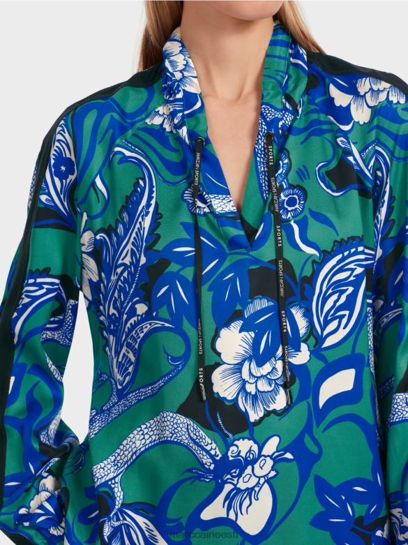 Marc Cain Riietus \"koos uuesti mõtlema\" raglaani pluus J8DT836 emailiga