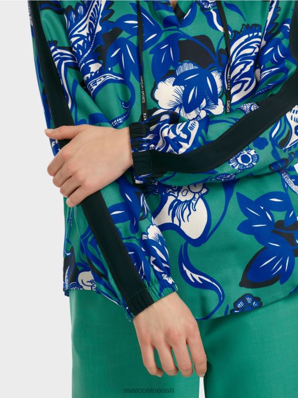 Marc Cain Riietus \"koos uuesti mõtlema\" raglaani pluus J8DT836 emailiga