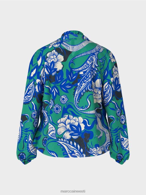 Marc Cain Riietus \"koos uuesti mõtlema\" raglaani pluus J8DT836 emailiga