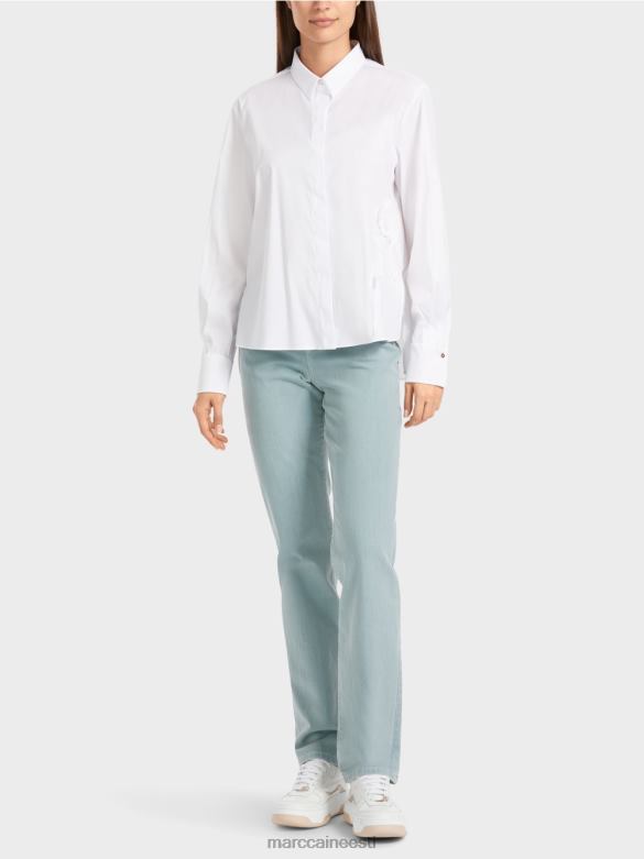 Marc Cain Riietus lai aplikatsiooniga särkpluus J8DT877 valge