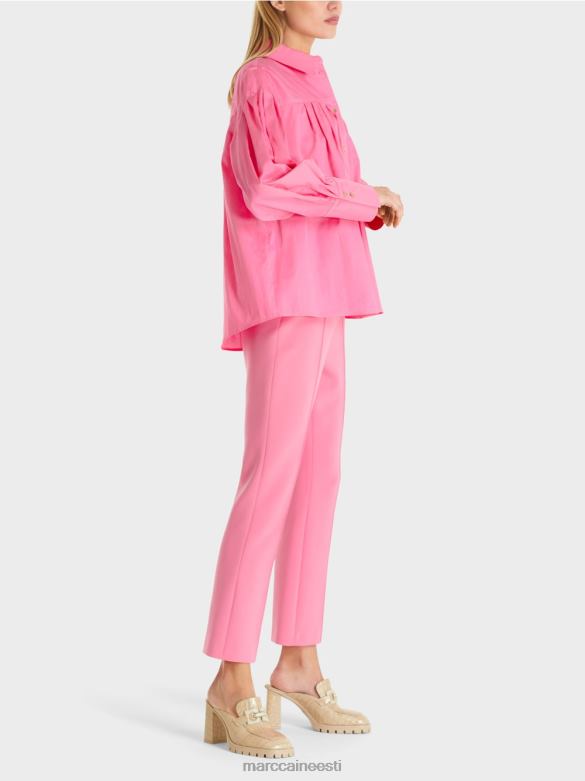 Marc Cain Riietus õlapaela ja voltidega pluus J8DT976 särav roosa