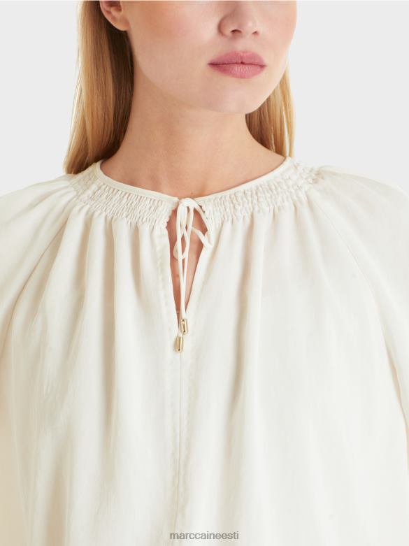 Marc Cain Riietus pluus \"mõtle koos ümber\" J8DT898 määrdunudvalge