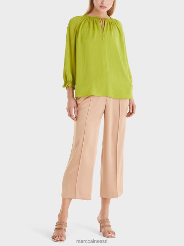 Marc Cain Riietus pluus "mõtle koos ümber" J8DT899 särav oliivroheline