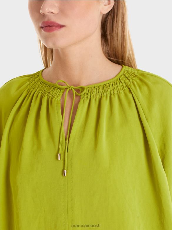 Marc Cain Riietus pluus \"mõtle koos ümber\" J8DT899 särav oliivroheline